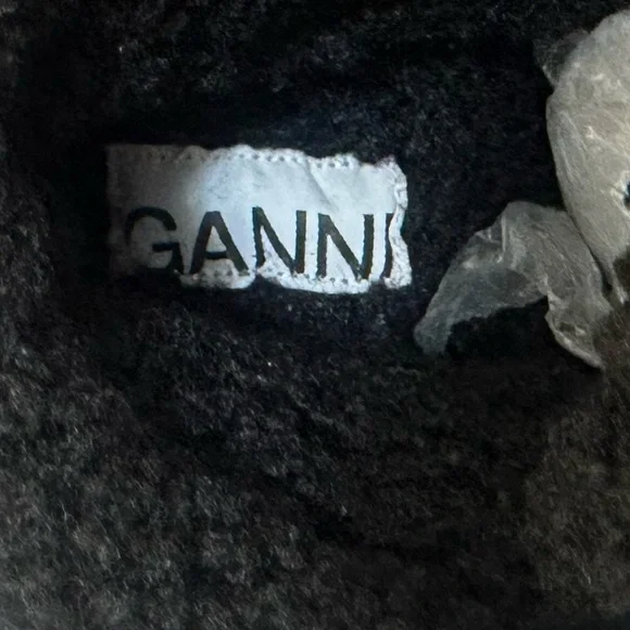 NEW Ganni Olive and Black Lace-Up Boots Size ( US10 )  (EU41 ) - Picture 7 of 10